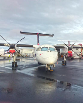 Plane on tarmac