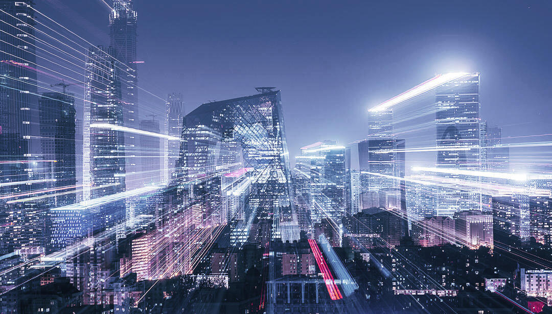 Stock image of a city