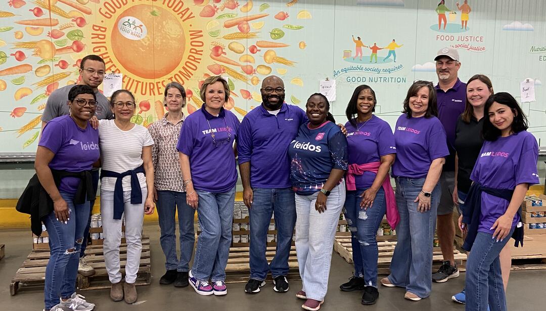 Employee supporting the Capital Area Food Bank