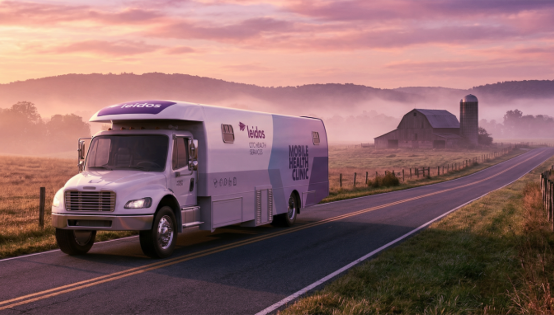 Leidos QTC health services mobile health clinic
