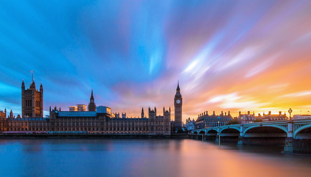 Westminster at sunset