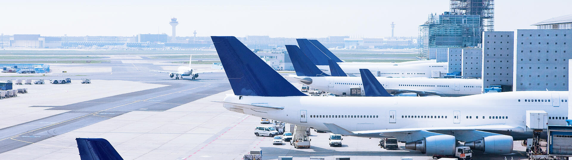Aircraft on the apron