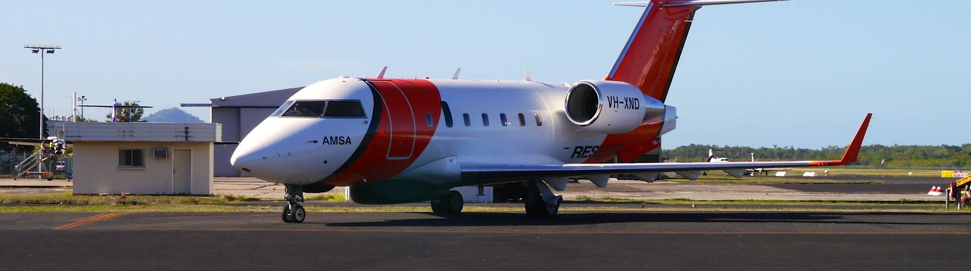 Plane sitting on tarmac
