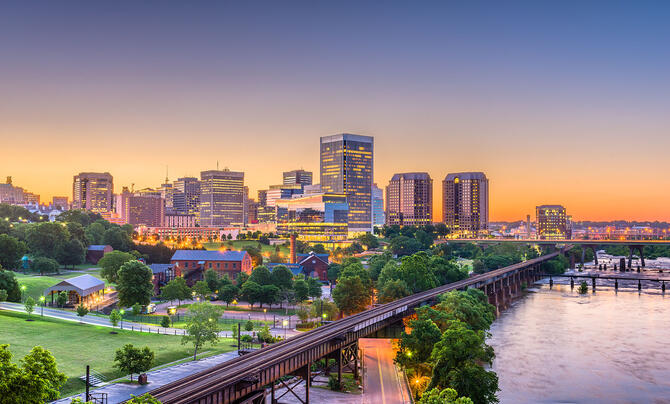Richmond Virginia cityscape