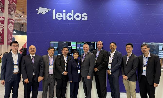 ASTAR and Leidos group photo
