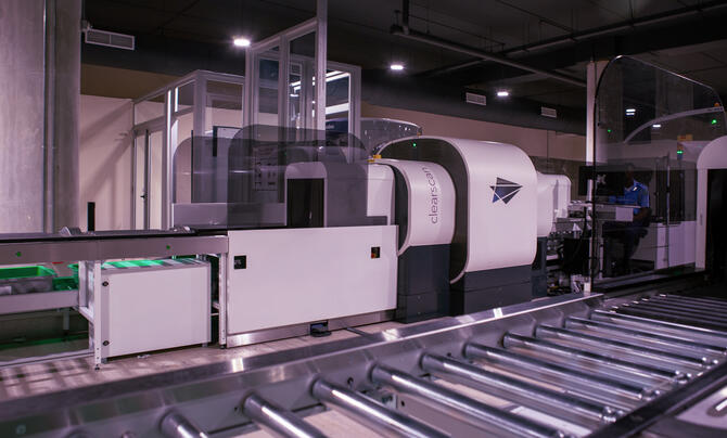 Leidos Clear Scan airport security machine