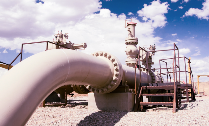 Upstream and midstream oil infrastructure