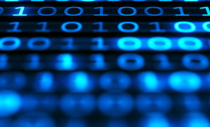 blurred sequences of numbers