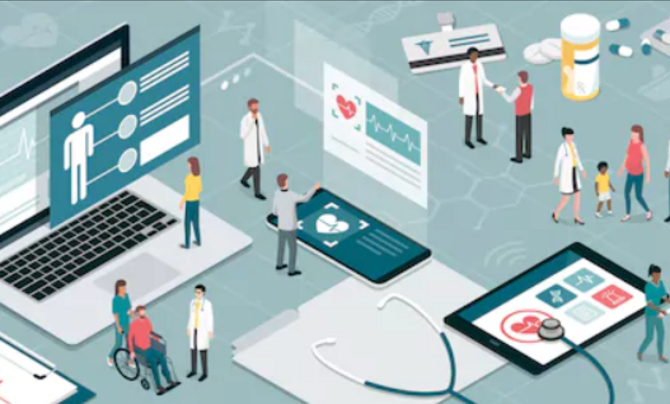 healthcare logistics graphic