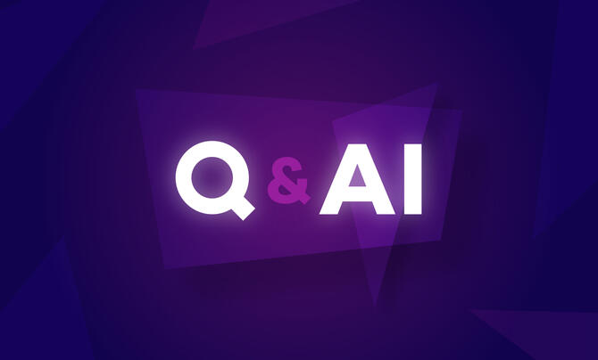 Q&AI graphic