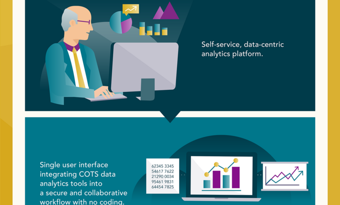 Identifying community health risks with data-derived insight infographic