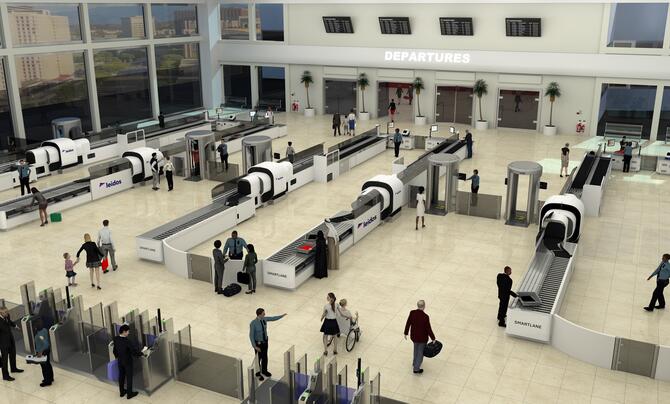 L3 Harris products in an airport