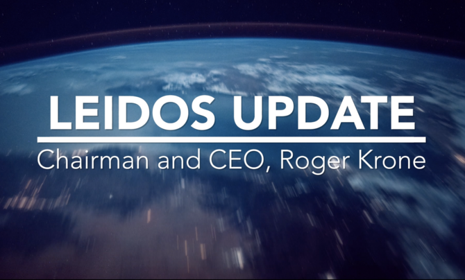 Leidos CEO Update intro screen