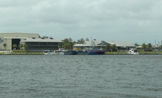 Sea Innovator ship in harbor