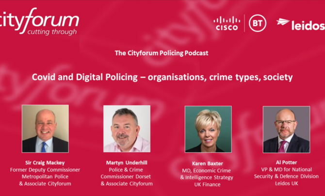 graphic with podcast panelist pictures