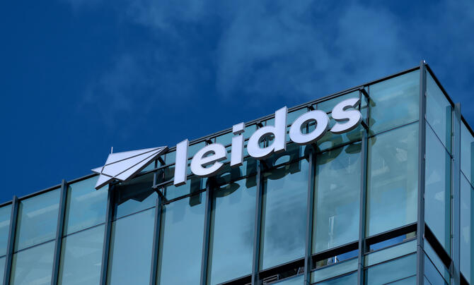 Leidos HQ signage