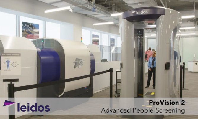 full-body scanner at airport