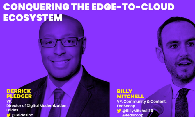 Derrick Pledger graphic promo for edge-to-cloud webinar