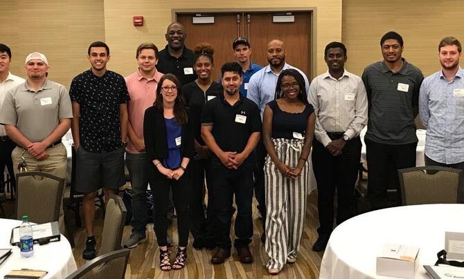 Photo of energy efficiency interns