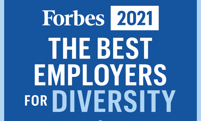 Forbes' America's Best Employers for Diversity logo
