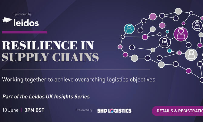 Banner for Resilience in Supply Chains event