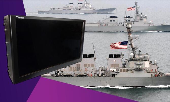 screen and navy ships