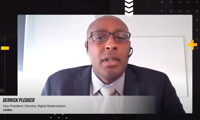 screengrab of Derrick Pledger