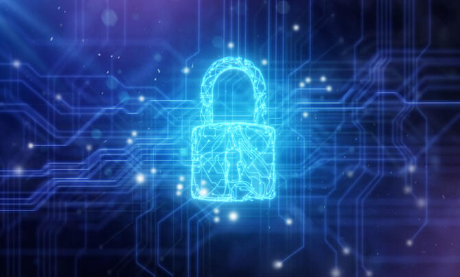 holographic padlock