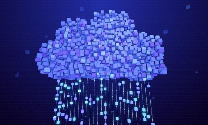 cloud trickling data down