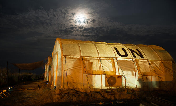 United Nations camp
