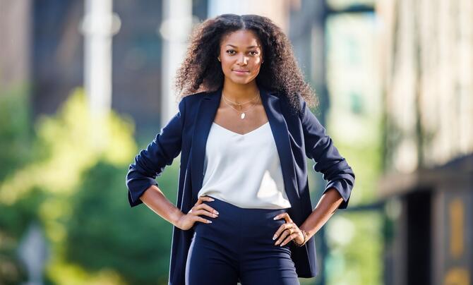 Gabby Thomas portrait