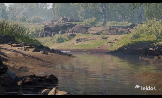 creek with low tide