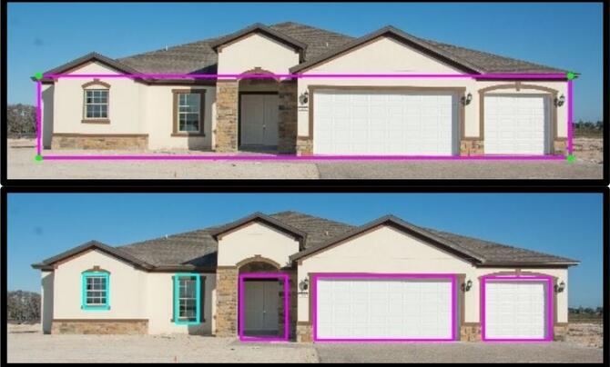 LOGIC Speculator extracting feature attributes from a house