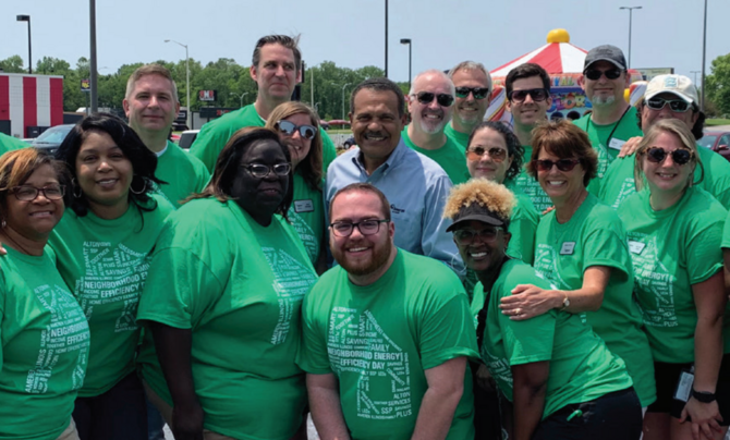 Team of Leidos and Ameren come together for Neighborhood Energy Efficiency Day