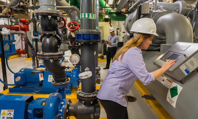 Staff looking for energy savings opportunities