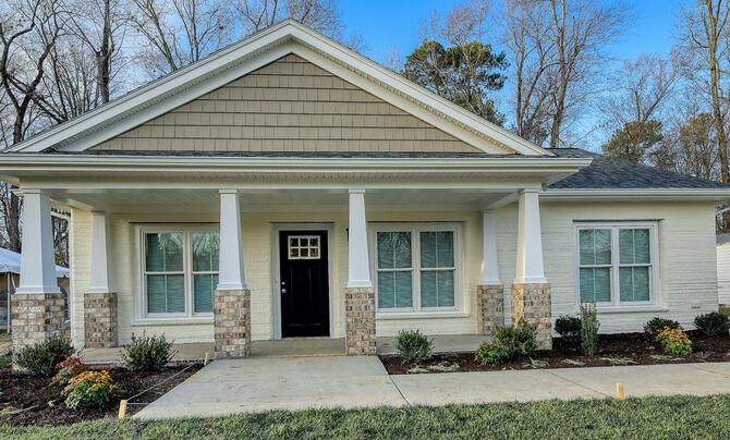 3D printed home constructed by Habitat for Humanity