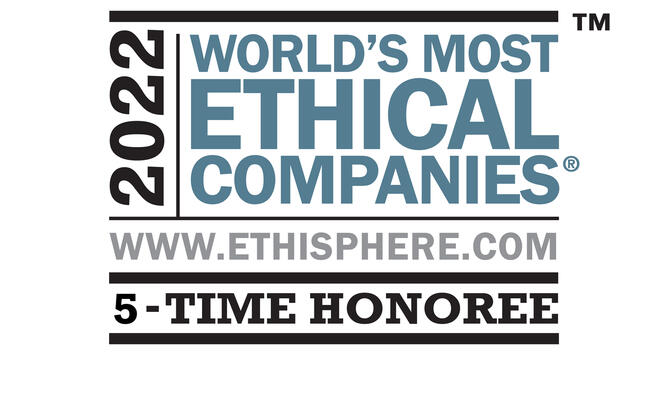 Ethisphere award logo