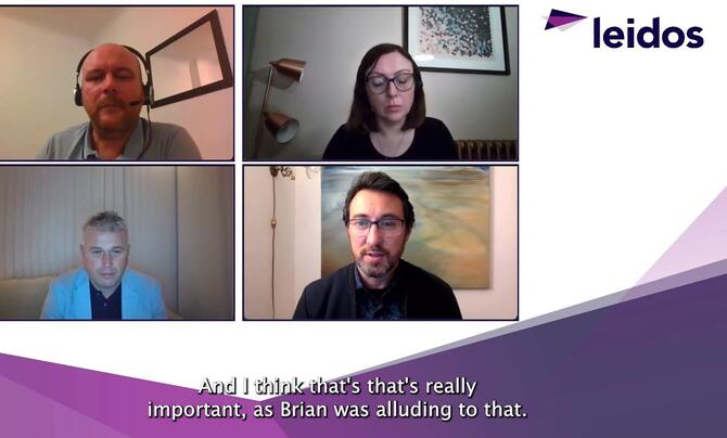 Screenshot of webinar