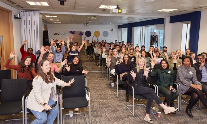 attendees of networking seminar