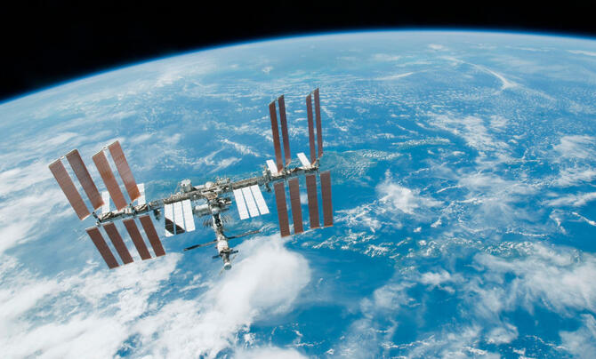 Satellite over Earth
