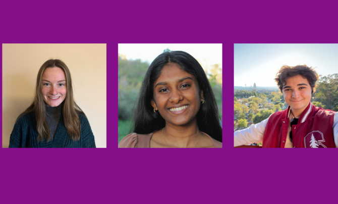 AI interns Grace, Anika, and Willoughby