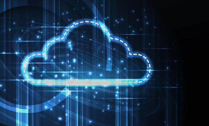 Interactive Cloud on a dark background