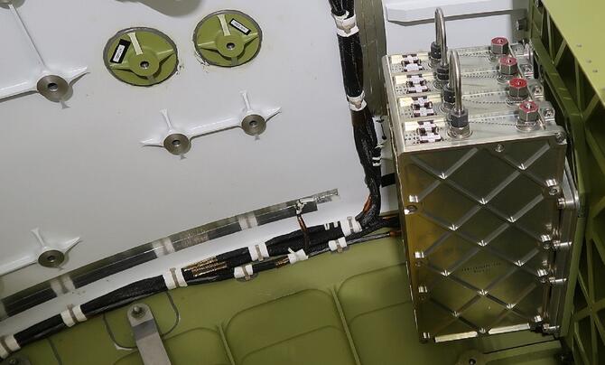 Monitoring system inside Orion spacecraft