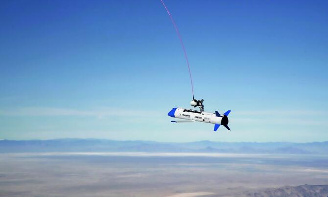 X-61A Gremlins Air Vehicle flying during test
