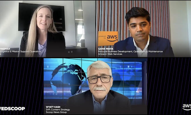 Amy Freeman with Samir Mehta