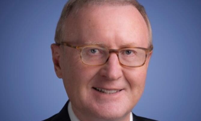 Frank Pandolfe pictured on a blue background