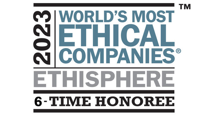 Ethisphere award logo
