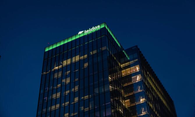Leidos GHQ lit up green
