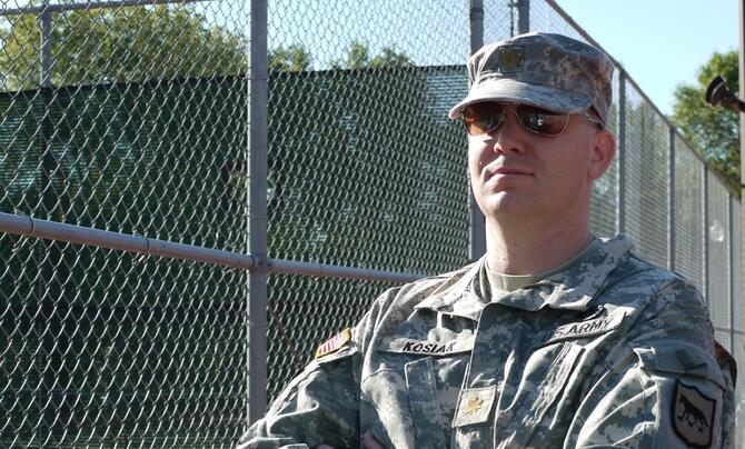 Don Kosiak in uniform