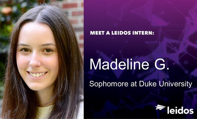 Meet a Leidos Summer Intern: Madeline